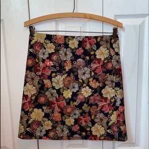 LOFT Petite Floral Skirt